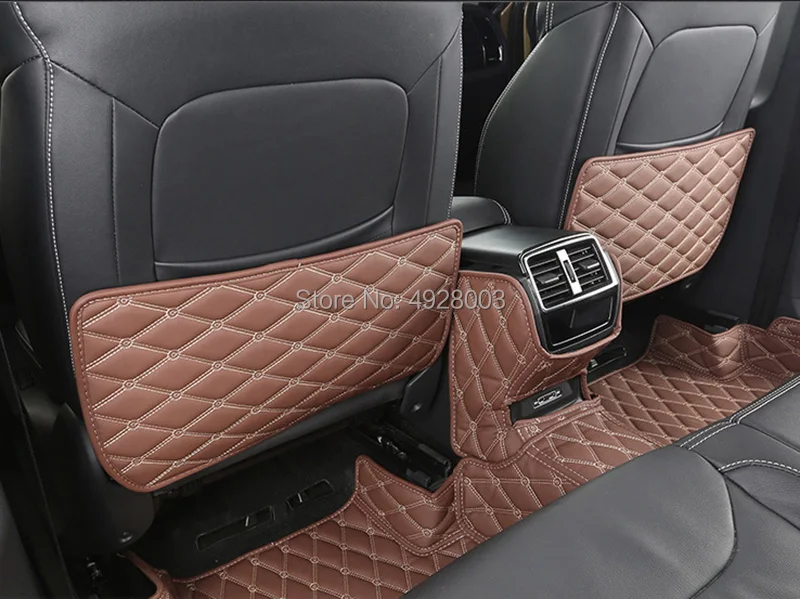 Заднего сиденья анти kick коврик чехол для подушки защитная накладка Skoda Kodiaq 2017 2018