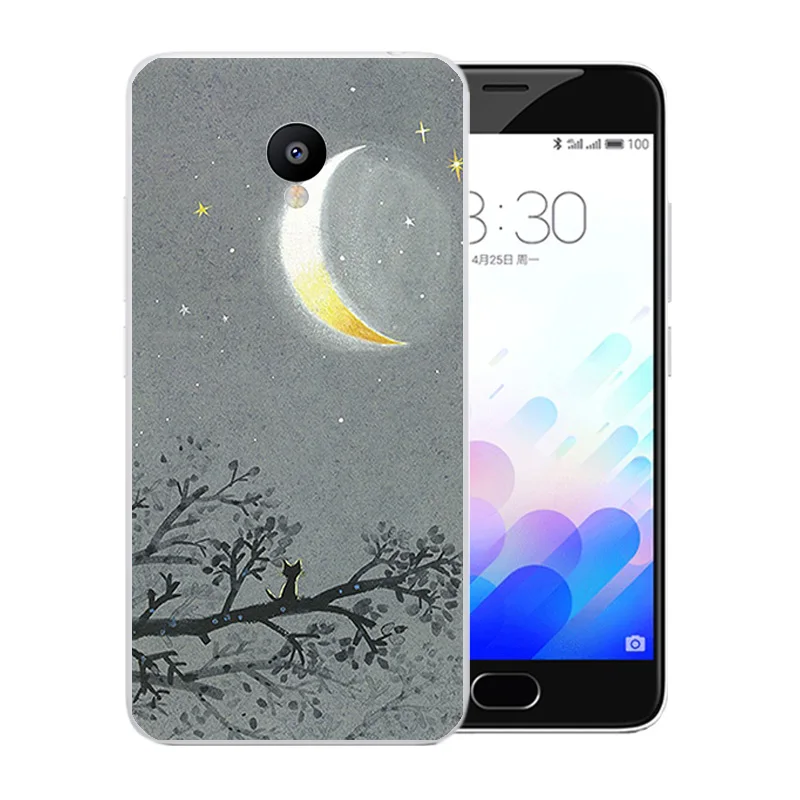 Чехол для телефона Meizu M3/Meizu M3 Mini силиконовый чехол M3S/Meizu M3S прозрачный космический