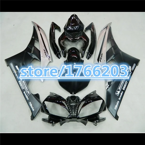 

Комплект обтекателей для YZFR6 2006 2007 YZF R6 YZF-R6 06-07 YZF600 R6 06 07 HOT silver black