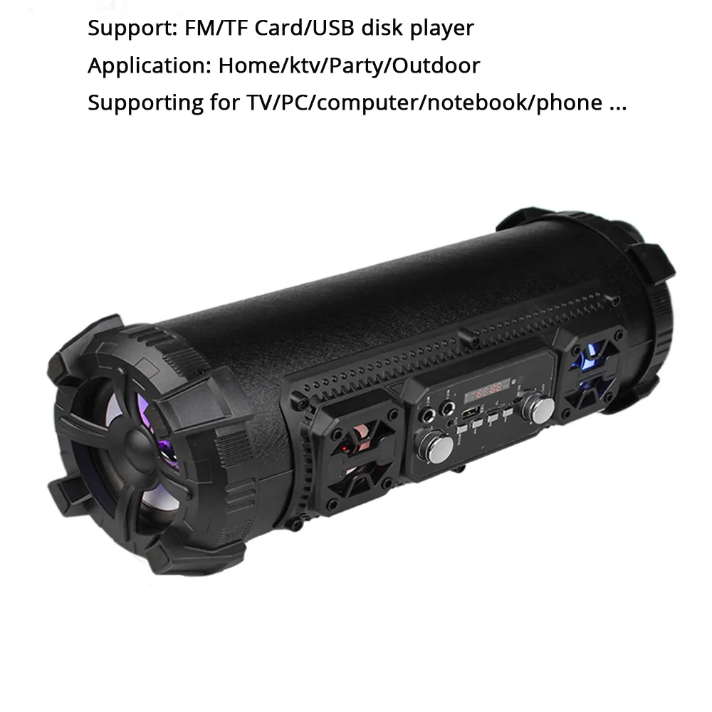 2018 беспроводной рюкзак маленькие круглые колонки Базука мультимедийный динамик