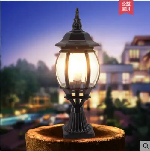 

Европейский ретро-светильник для столбов, внутреннего двора, сада, стены, виллы, настенный светильник s, светодиодный дверной светильник s