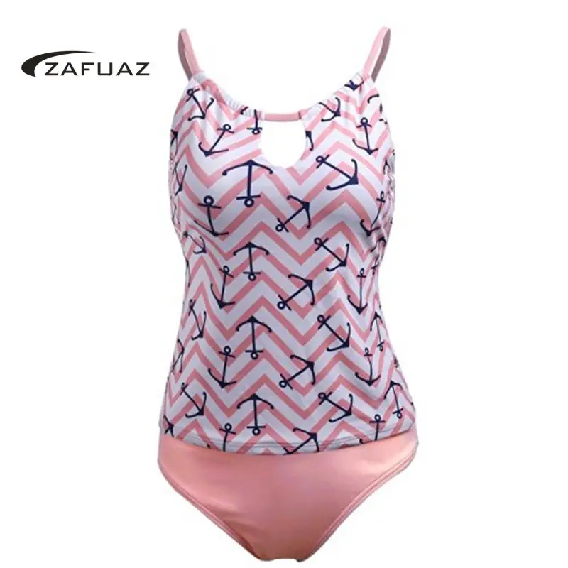 2019 Для женщин Племенной Танкини с принтом комплект бикини Купальник Одежда для