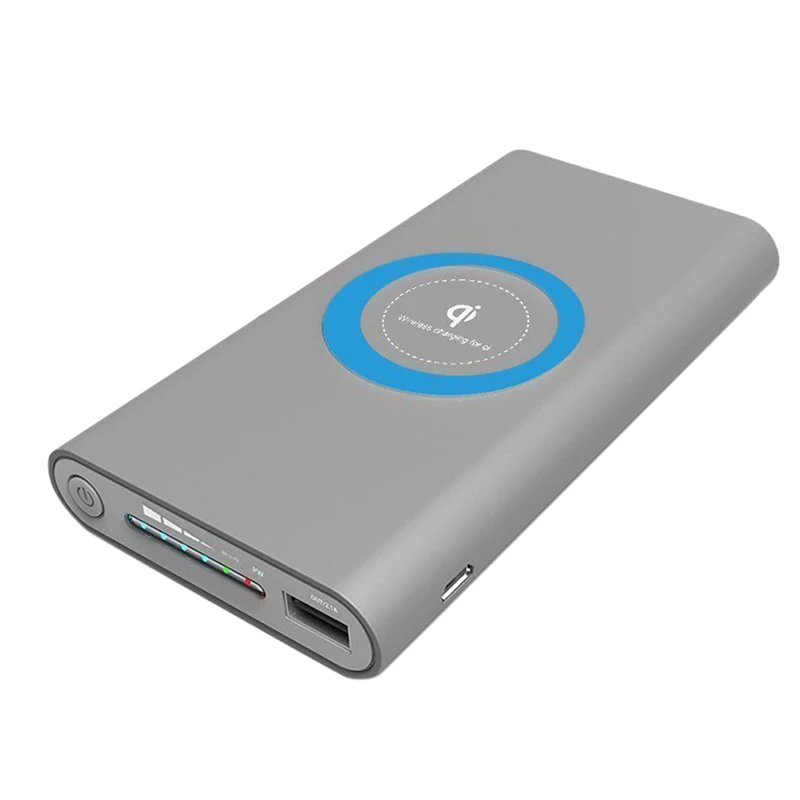 1 комплект Qi беспроводной DIY power Bank комплект портативное беспроводное зарядное устройство чехол без батареи(нужно DIY самостоятельно