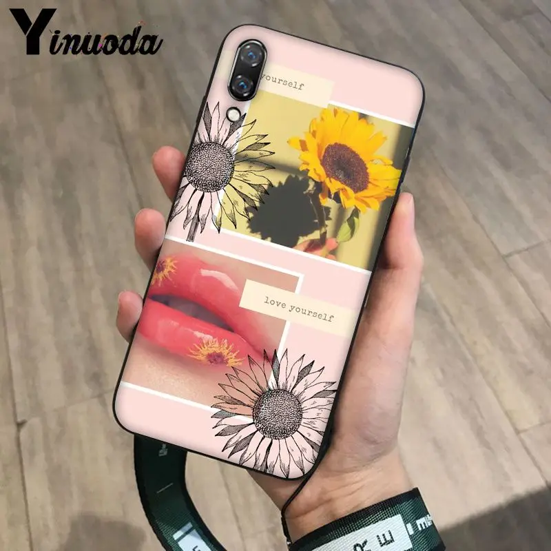 Yinuoda милый черный ТПУ Мягкий силиконовый чехол для телефона Huawei Mate9 10 Mate10 Lite P9 P10 Plus