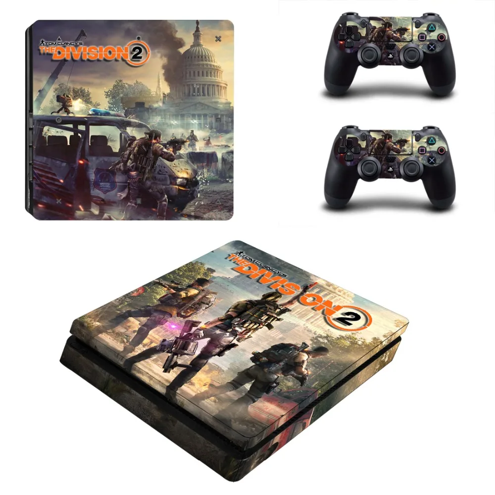 Тома Клэнси Отдел 2 PS4 тонкая кожа Стикеры для Игровые приставки 4 консоли и