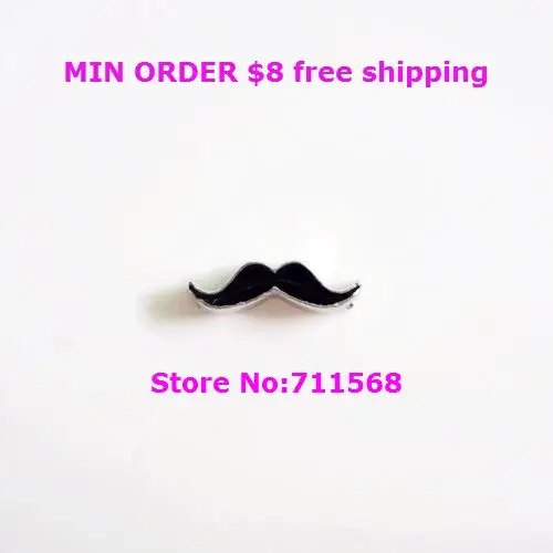 Черная борода парящее украшение пират плавающие прелести для Стекло аксессуары