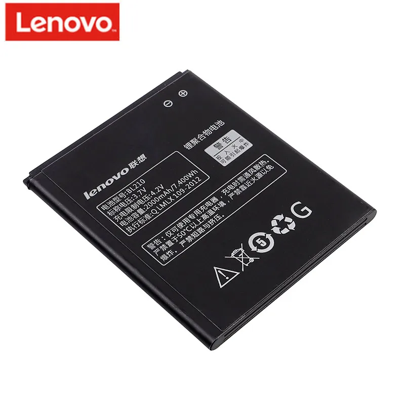 100% Оригинальный аккумулятор Lenovo BL 210 BL210 для A536 A606 S820 S820E A750E A770E A656 A766 A658T