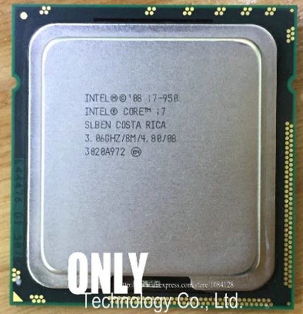 Процессор Intel Core i7-950 процессор I7 950 cpu LGA1366 для настольного компьютера 100% исправно