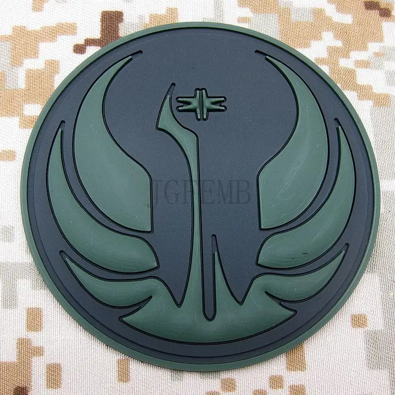 Зеленый Jedi заказ Insignia Старая Республика 3D ПВХ патч PB1453|the patch|3d pvc patchpatches patches |