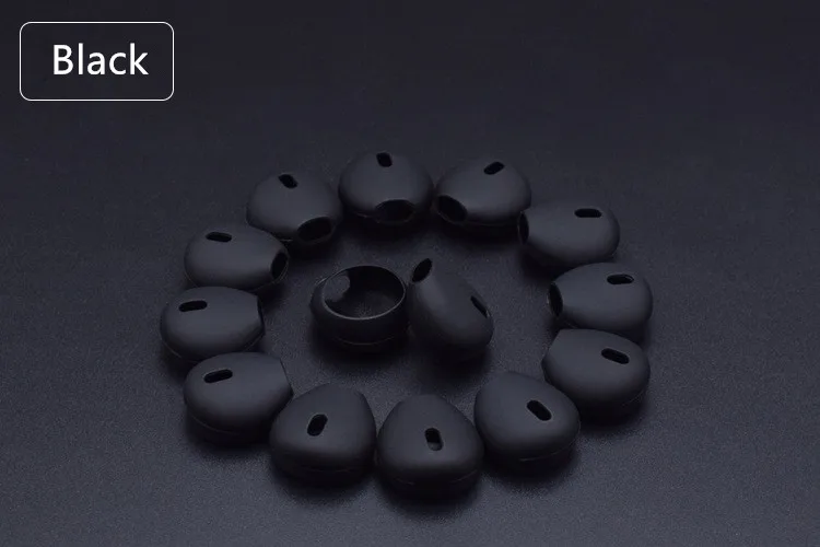 4 шт. Противоскользящие силиконовые сменные амбушюры подушечки для ушей гелевые