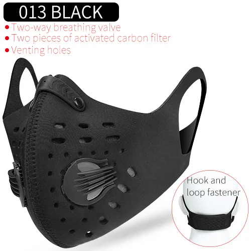 013 black INBIKE PM2.5 Респиратор маска для бега фитнес-Тренировка Спортивная тушь для ресниц страйкбол велосипедный рот муфельные велосипедные маски для лица - Цвет: 013 black
