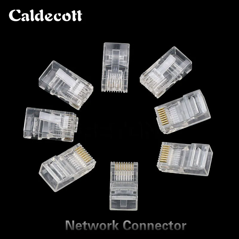 

50 шт., модульный разъем RJ45, 8 контактов