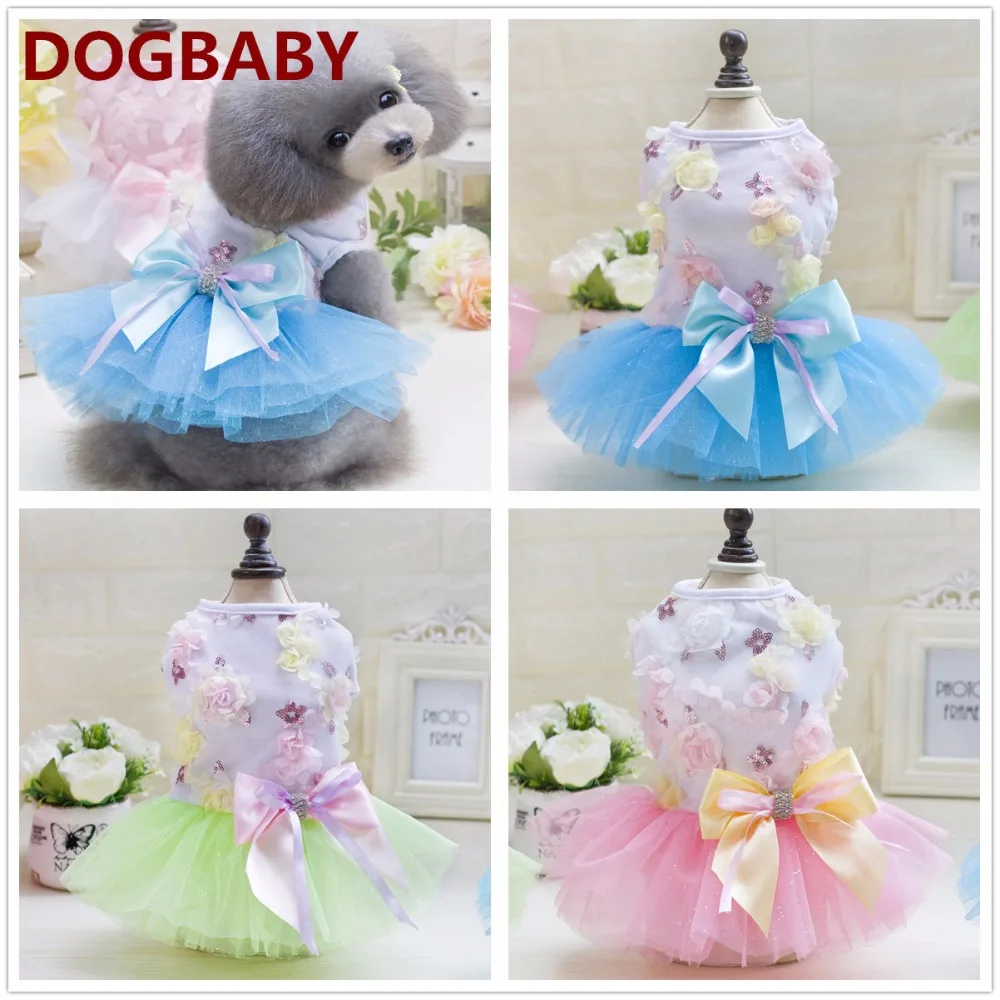 New Coming Sweet Candy Style Pet Dogs Summer Dress Small Puppy Clothing Size From XS To XL | Дом и сад