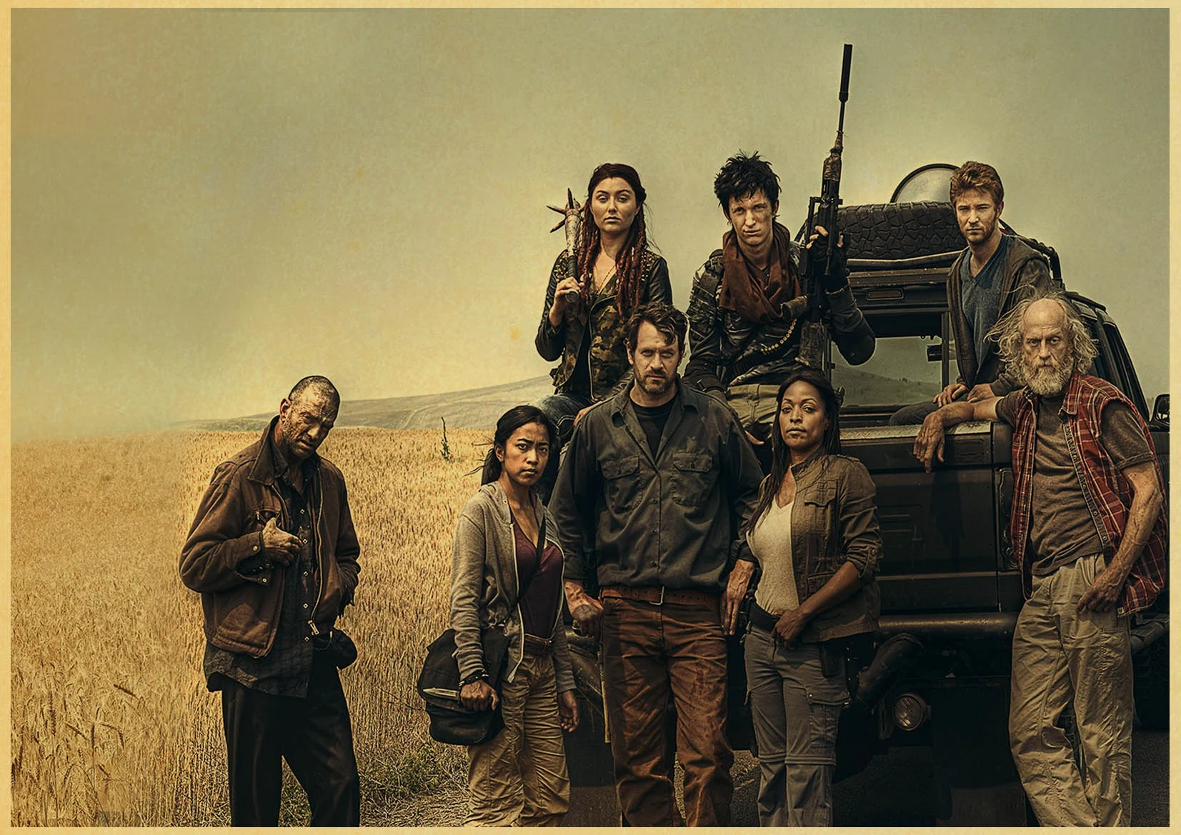 Винтажный бумажный постер зомби TV play Z Nation настенная живопись украшение для дома