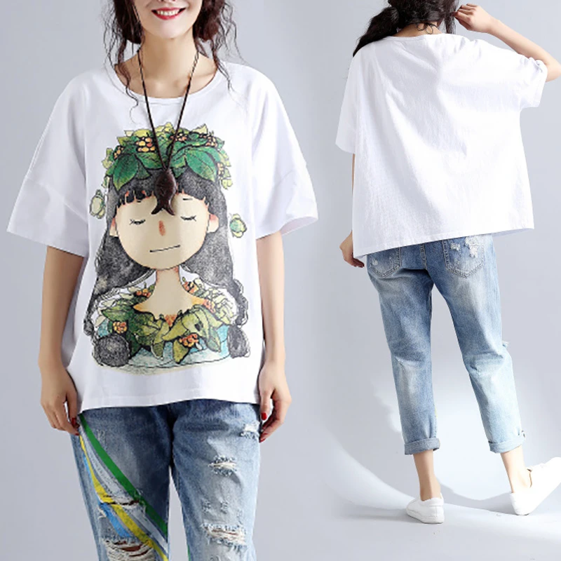 2020 Новая летняя футболка Женские топы Повседневная с круглым вырезом и коротким