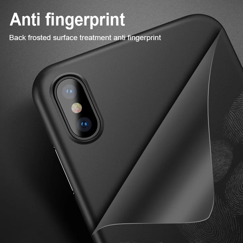 0 3 мм ультра тонкий матовый PP чехол для iphone X XS Max XR Жесткий ПК телефона