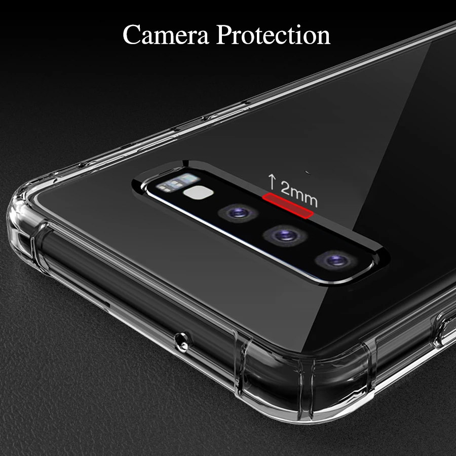 Силиконовый чехол с подушкой безопасности для Samsung Galaxy S10 S10E Note 10 9 8 S9 S8 Plus S7 EDEG J4 J6 J8