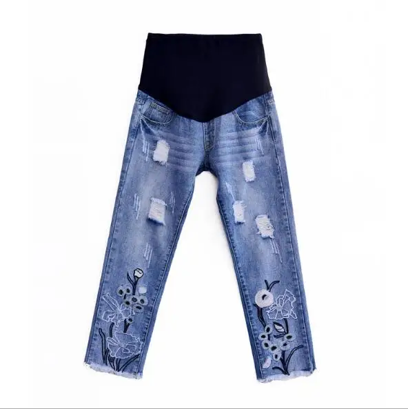 

Fdfklak Maternity Clothing Jeans Pants For Pregnant Women Clothes Nursing Trousers Pregnancy Denim Belly Legging Spring Autumn