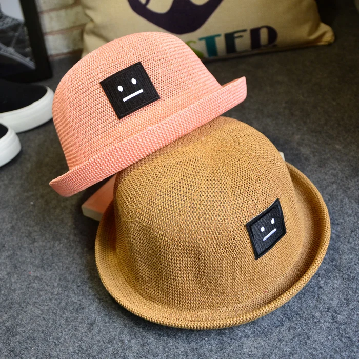 

C1 New 2016 child hat baby boy sun-shading fedoras female child sunscreen casual bucket hat sun hat