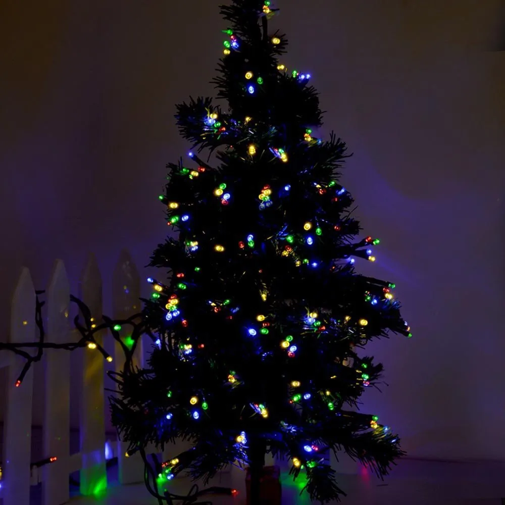 17m 100leds/string solar led string light with different colors | Освещение