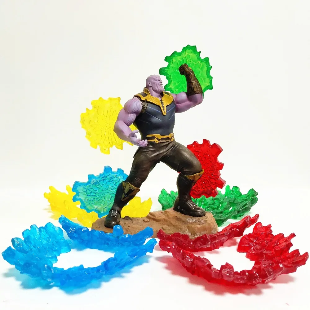 Фигурки из ПВХ Thanos Infinity Gauntlet сцена аниме stones Набор для творчества|Игровые фигурки