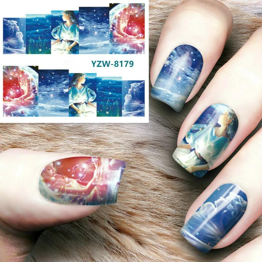 1 шт. магический цветок для дизайна ногтей шаблоны чистая прозрачная Желейная