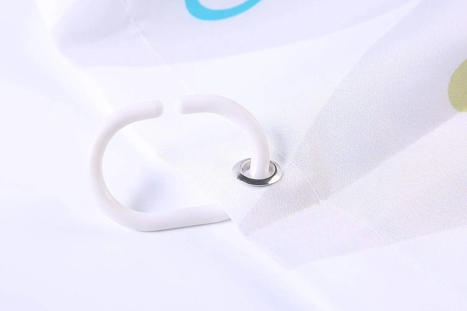 Тканевая занавеска для душа с крючками коричневого цвета леопардовым принтом