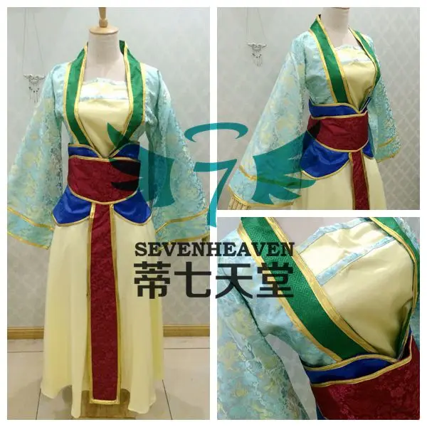 Костюм для косплея из мультфильма традиционное китайское платье|mulan cosplay|cosplay