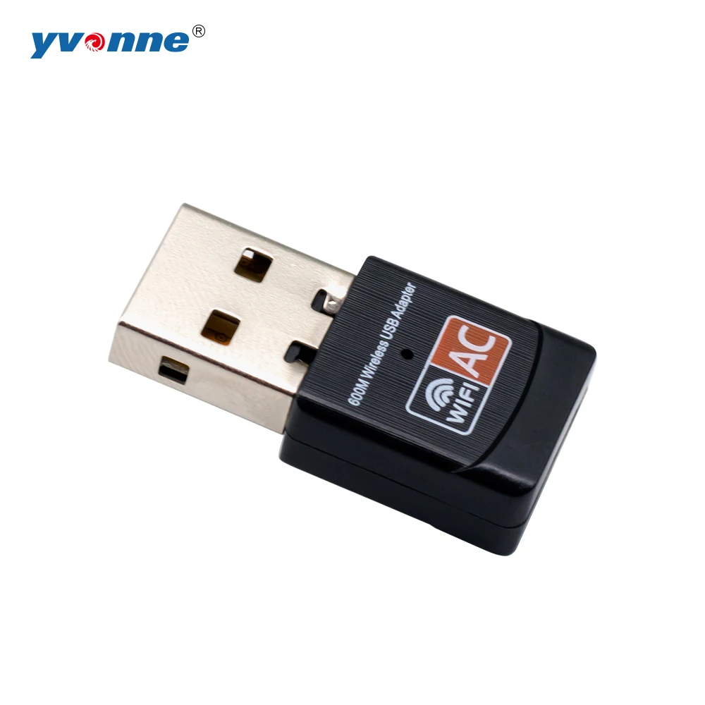 Беспроводной USB WiFi адаптер 600 Мбит/с Антенна PC сетевая карта двухдиапазонный 2 4 + 5 8