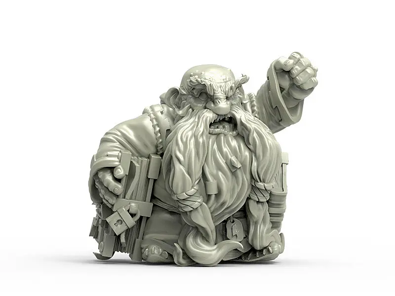 [Loong Way Miniatures] Durgin paint Forge Guardian of the Path 32 мм Полимерная миниатюра