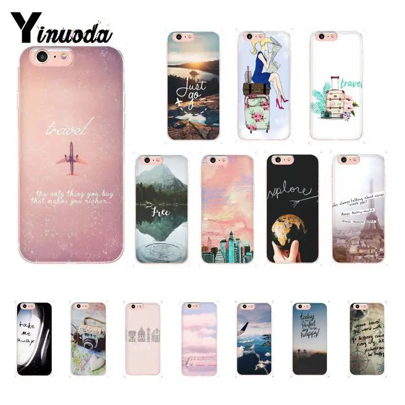 Yinuoda розовый дорожный Чехол для iPhone8 7 6 6splus 5 5S SE XR X XSMAX 10 11 11pro 11promax|Бамперы| |