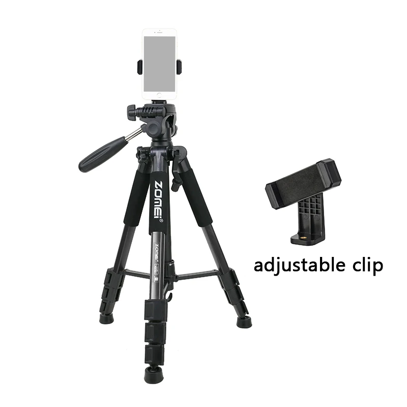 ZOMEI Functional Portable Stable Live Tripods Camera Stand Instafamous Tripode For Smartphone Internet Celebrity Blogebrity | Электроника