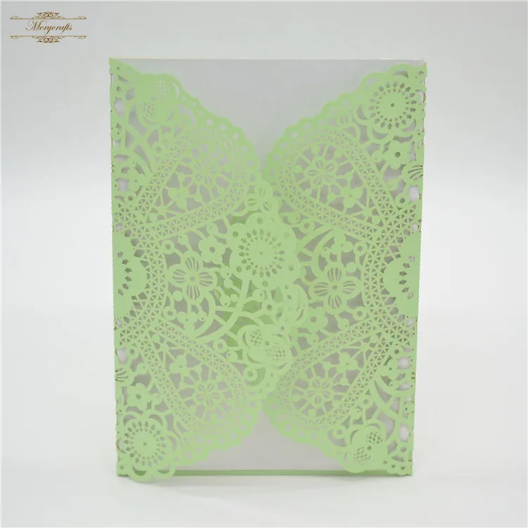 Современные кружевные белый лазерный разрез nepali дизайн свадебных приглашений|card