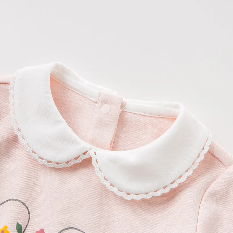 Детская футболка с длинным рукавом мультяшным рисунком для девочек осень dave bella