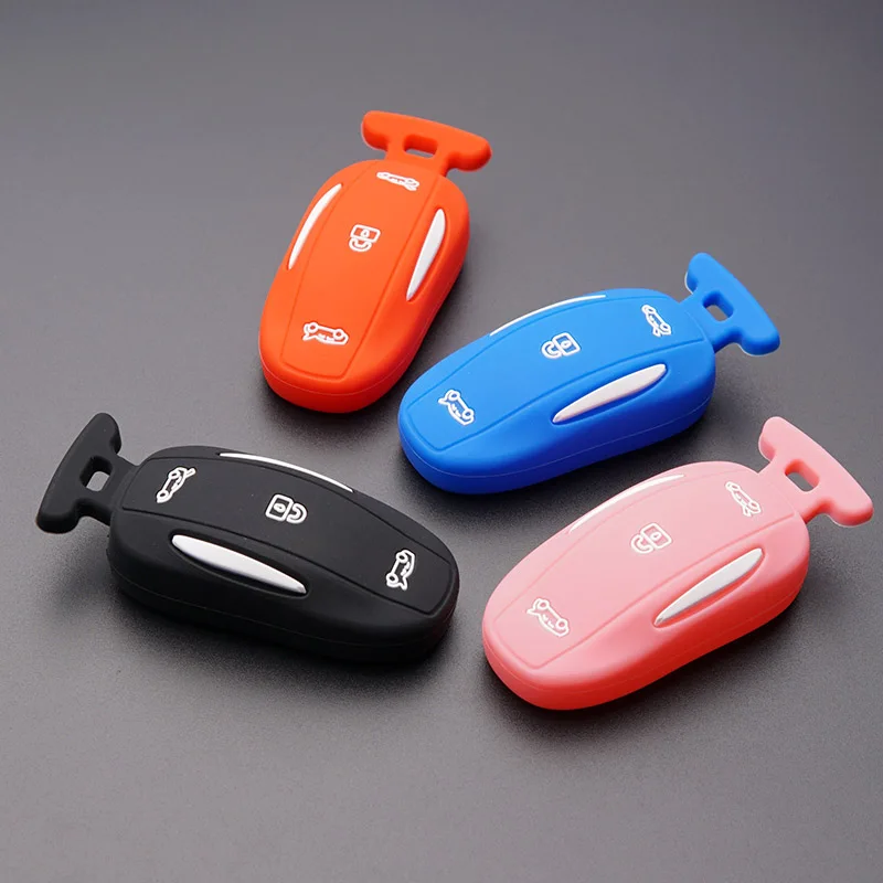 Силиконовый чехол для брелока Tesla Model X 75D 90D P100D | Автомобили и мотоциклы