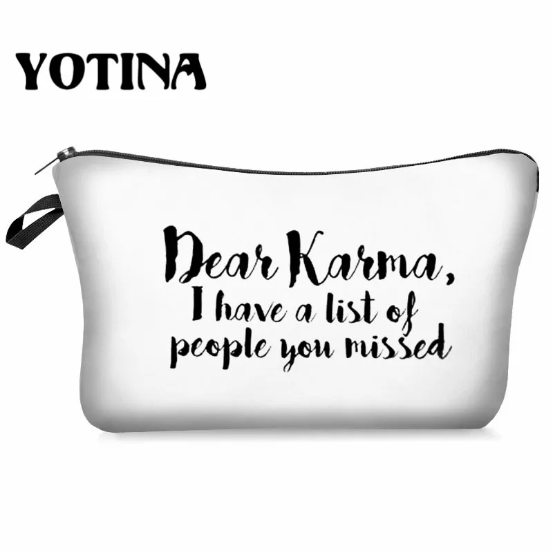 Yotina Make Up Bag Женская водонепроницаемая косметичка для макияжа сумка-Органайзер