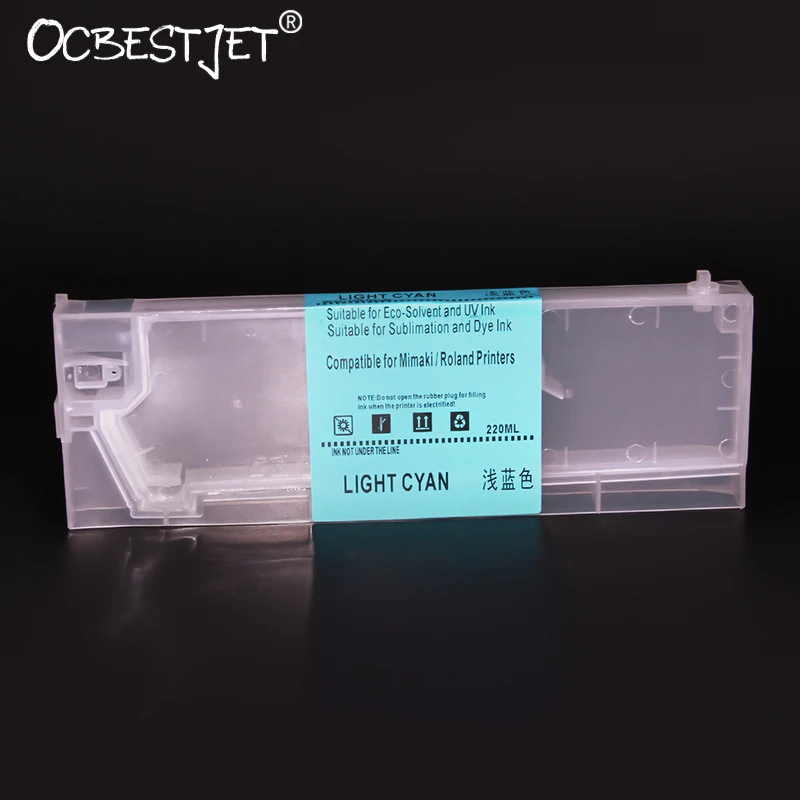 220ML/PC SPC-0355 Refillable Ink Cartridge For Mimaki Tx2-1600 Printer (6 Colors One Set)