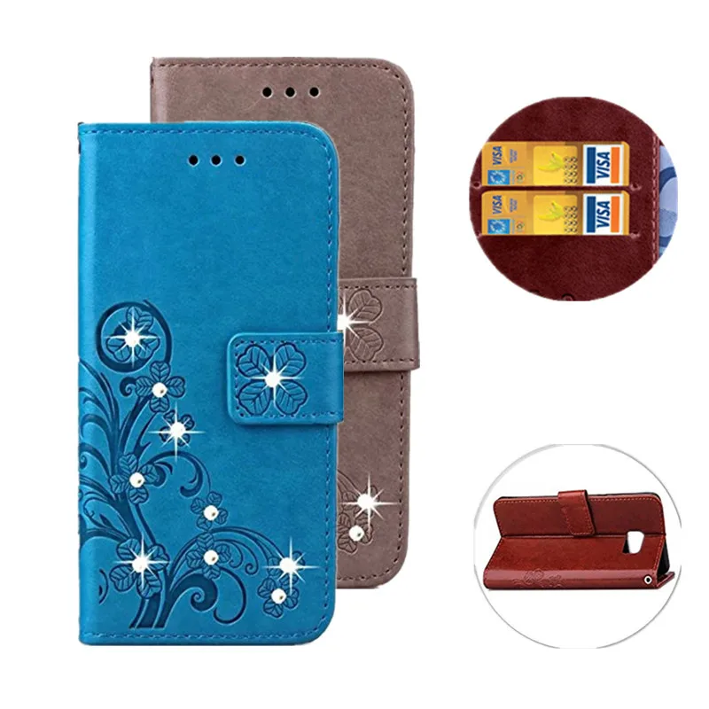 Чехол-Кошелек для телефона ZTE Z11 Mini Z Max Pro V6 V7 Lite V8 V9 Grand X3 Axon 7X4 Tempo L110 L5 Plus шикарный