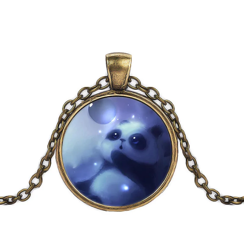 Ожерелье-чокер со стеклянной подвеской в стиле аниме | Украшения и аксессуары