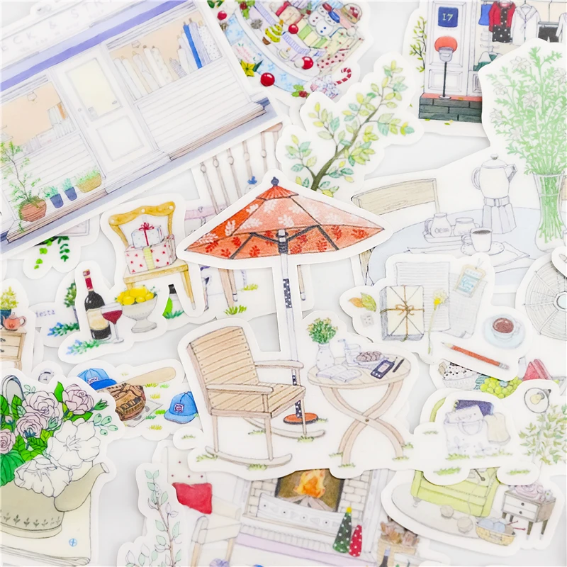 

23pcs Cute Kawaii Good everyday life Sticker Package Decorative Stationery Stickers Scrapbooking DIY Diary Album Scrapbook