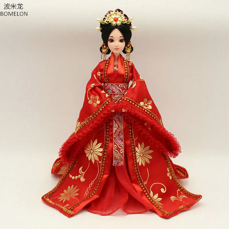 Ручной работы китайский древний костюм Bjd Кукла Одежда для 29 см Kurhn 1/6 кукла
