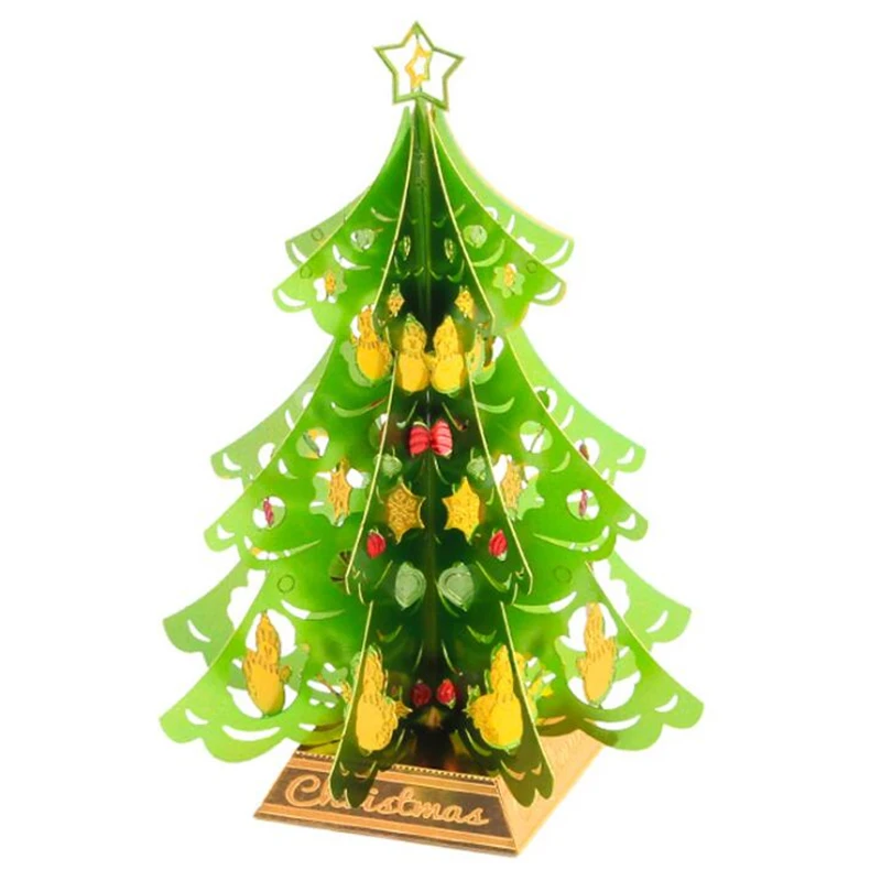 Рождественская елка новые 3D металлические пазлы наборы моделей сборные Пазлы