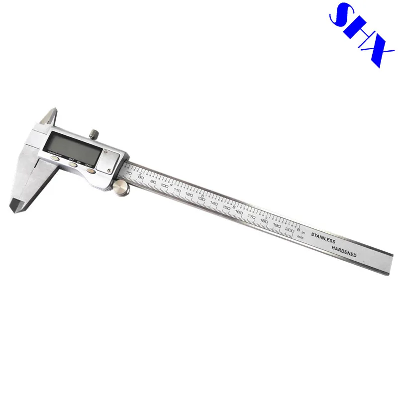 0 200 мм 8 дюймов из нержавеющей стали электронной цифровой штангенциркуль paquimetro