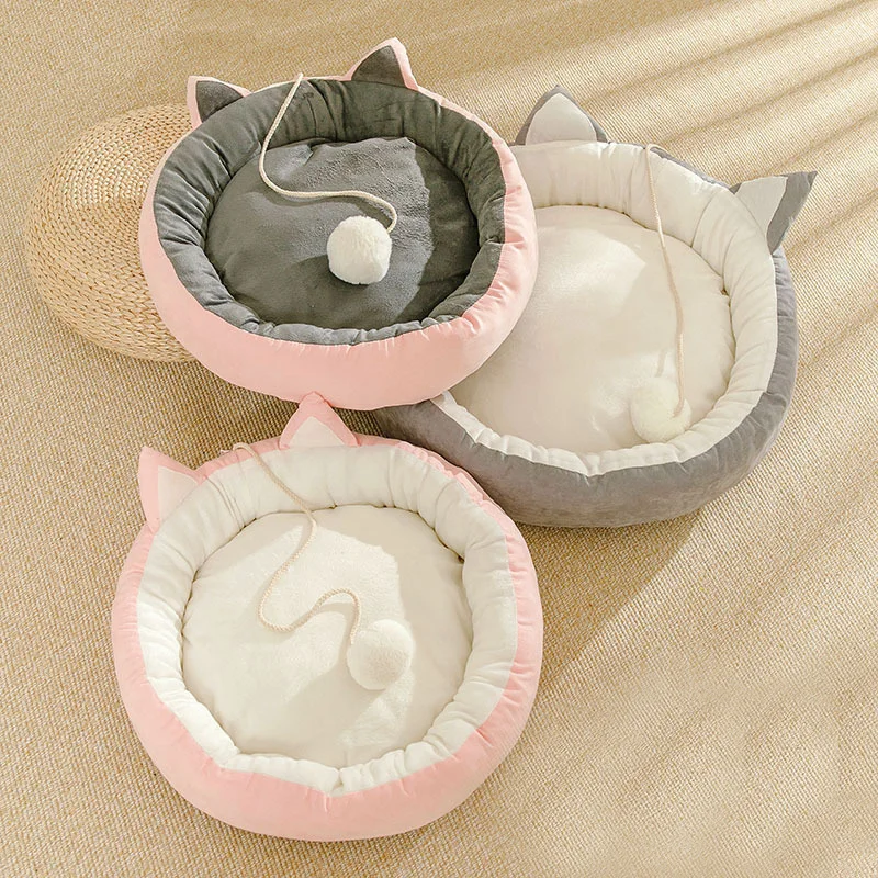 Кровать HEYPET для кошек домик домашних животных мягкая плюшевая кровать собак