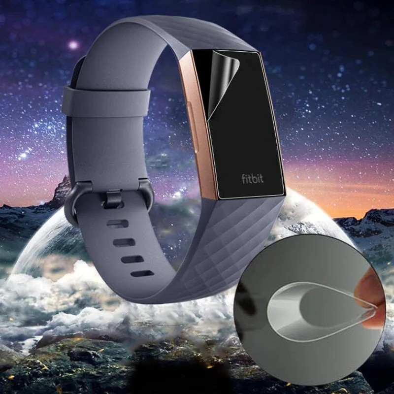 3 шт. Защитная пленка для Fitbit заряд 4 Charge3 Charge4 Смарт часы браслет полная защитная