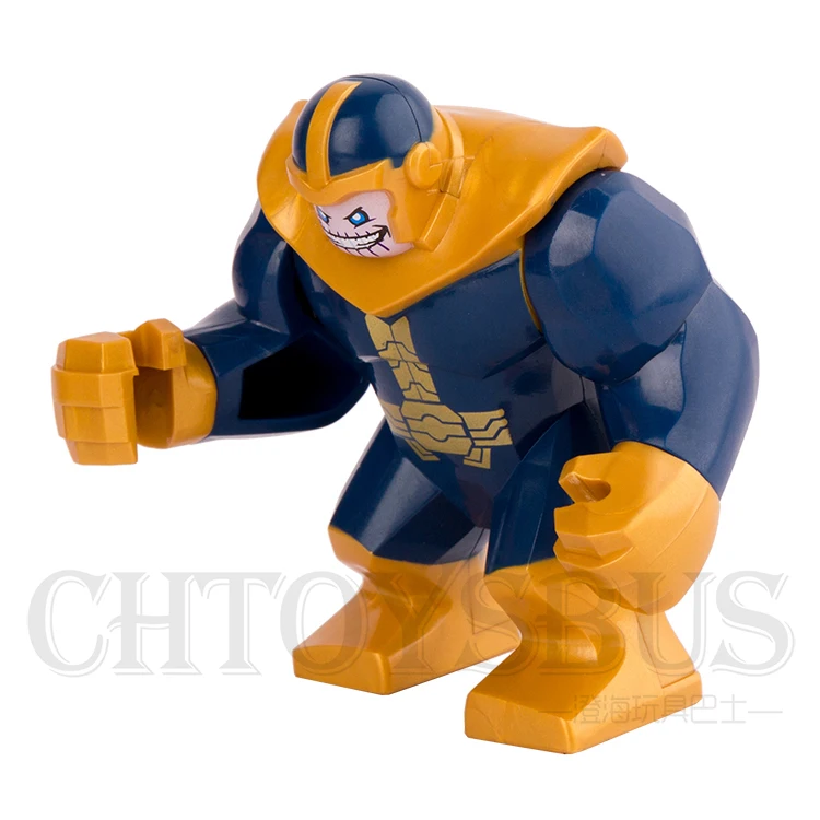 SingleSale The Thanos minifig MARVEL SUPER HEROES AVENJET SPACE MISSION Железный человек сборные Модели