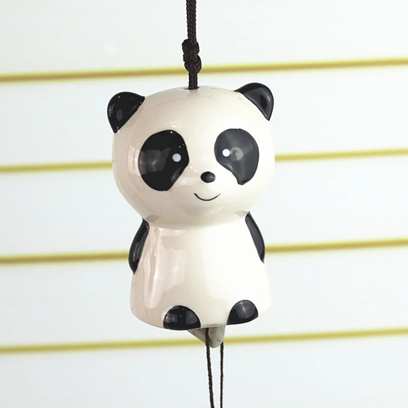 Panda керамические колокольчики миниатюрные украшения китайский стиль