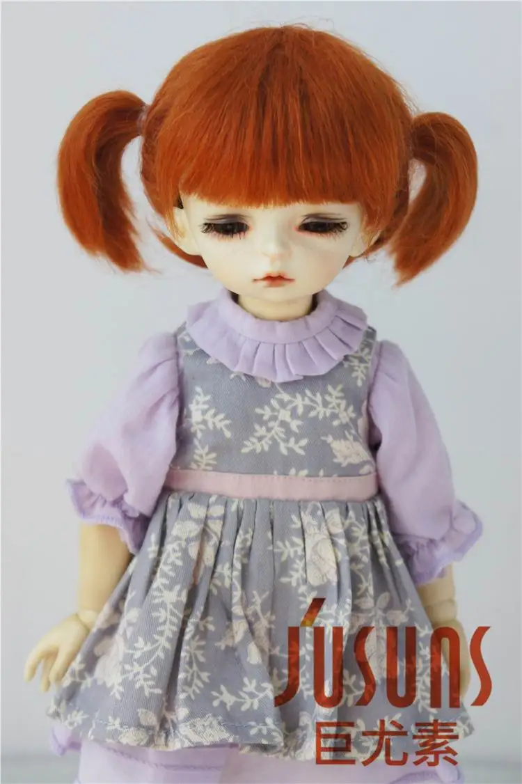 JD203 1/6 1/4 1/3 Мода BJD мохеровые парики YOSD MSD SD двойной конский хвост куклы волосы для