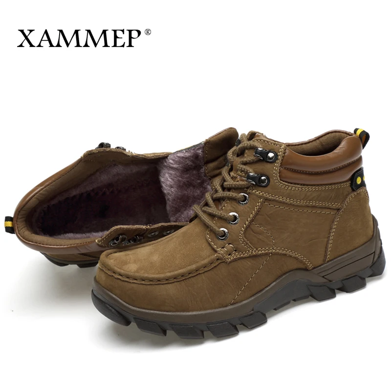 Кроссовки Xammep мужские без шнуровки натуральная кожа повседневная брендовая