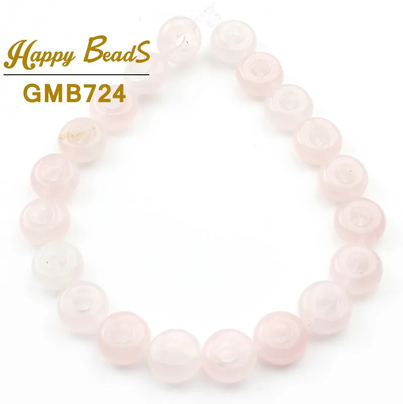 Pink Crystal 4x10 мм натуральные Агаты Unakite Круглые ISES круглые бусины бисер с большими отверстиями свободные бусины для самостоятельного изготовления ювелирных изделий кулон - Цвет: Pink Crystal